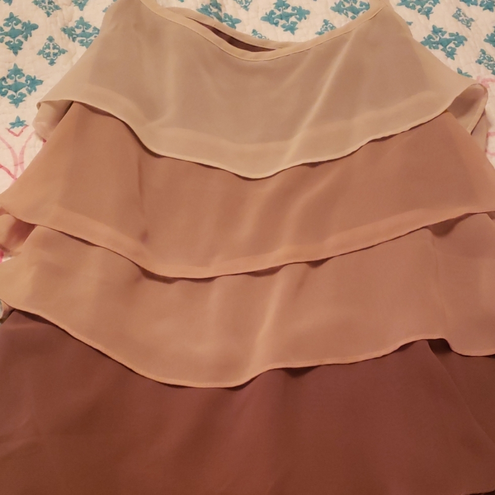 Shirt beige cream and tan shirt from New York & c